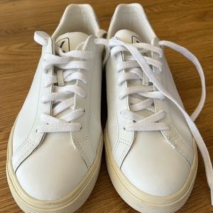 NEW White Leather Veja Sneakers